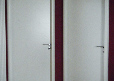 Porte intérieure, laqué blanc